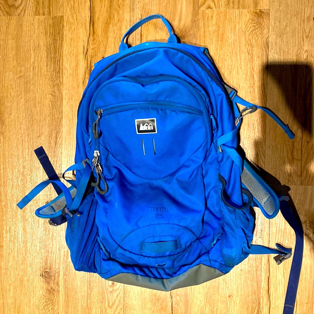 Blue REI backpack
